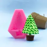 3D Christmas tree silicone mould