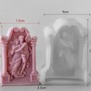 Angel Love Couple Heart Silicone mould