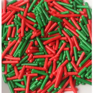Red and Green Vermicelli Sprinklers 100gm