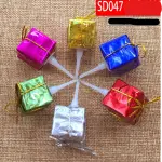 5 pcs Mixed Colour gift box cake topper