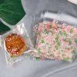 Floral Flower and leaf 100pcs Cookie Candy Sleeve