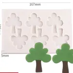 6 Cavity Tree silicone mould