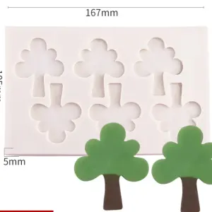 6 Cavity Tree silicone mould