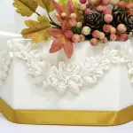 Christmas Pine Leaf Wreath silicone mould