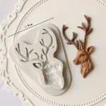 Reindeer face Christmas silicone mould