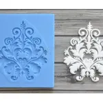 Classic texture boarder silicone mould