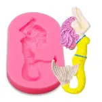 Cute Mermaid silicone mould Style 3