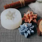 3D Poinsettia flower silicone mould