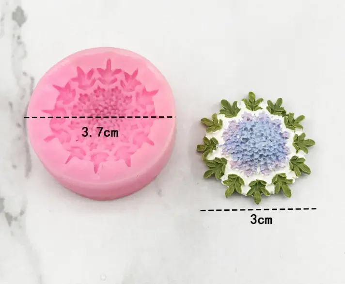 3D Flower silicone mould