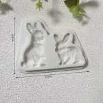 2 Cavity Rabbit Silicone Mould
