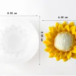 3D Sunflower silicone mould