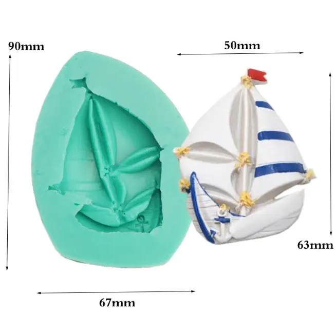 Boat Silicone mould Style 2