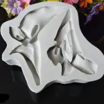 Large 2 Lily Flower silicone mould Style 2