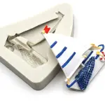 Boat Silicone mould Style 1