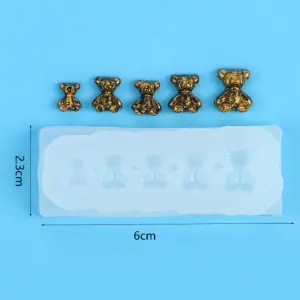 Small to Large Teddy Bears silicone mould