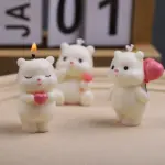 3D Teddy Holding heart silicone Mould Style 1