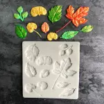 Maple Ginko Leaf Branch silicone mould