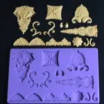 Boarder and Corner Silicone Fondant mould