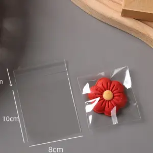 100 pcs Transparent Cookie Sleeve (8 x 10cm)