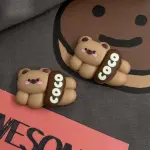 3 Pcs Teddy Bear Choco Miniature toy topper