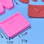 Love Letter Heart silicone mould