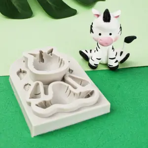 3D Zebra Animal silicone mould