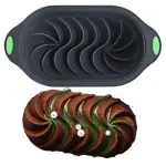 Non-Stick Spiral Design Silicone loaf Pan