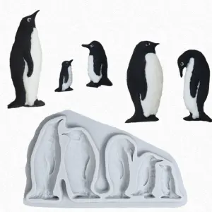 Penguin silicone mould