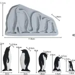 Penguin silicone mould