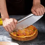 Rocking Stainless steel dough pizza cutter