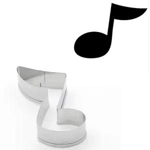 Musical Note Stainless Steel Cutter style 2