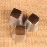 Square Decorating Nozzle 3-piece Set Cream Cookies Stainless Steel nozzle set ( F01 ,F02,F06)