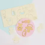 Cake Decor Baby shower its a girl Its a Boy Acrylic DIY Stamp Embossed Fondant Cake Decorating