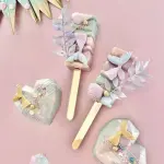 5 Pcs Acrylic Cakesicle Popsicle Sticks set
