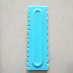 Cake Decor Big Plastic Icing Comb Scraper Smoother Icing Fondant Cake Decorating Tool (D-42 K)