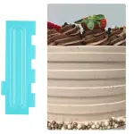 3 pcs Cake Decor Big Plastic Icing Comb Scraper Smoother Icing Fondant Cake Decorating Tool set ( Style 2 )