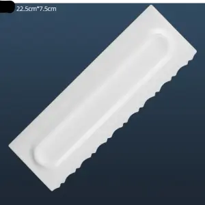 Cake Decor Big Plastic Icing Comb Scraper Smoother Icing Fondant Cake Decorating Tool (D-42 F)