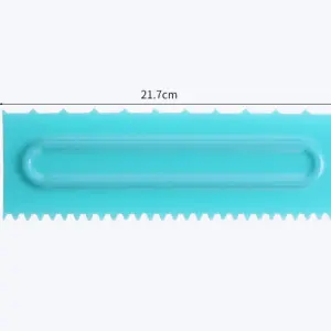 Cake Decor Big Plastic Icing Comb Scraper Smoother Icing Fondant Cake Decorating Tool (D-42 B)