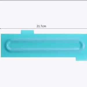 Cake Decor Big Plastic Icing Comb Scraper Smoother Icing Fondant Cake Decorating Tool (D-42 L )