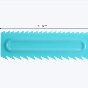 Cake Decor Big Plastic Icing Comb Scraper Smoother Icing Fondant Cake Decorating Tool (D-42 D )