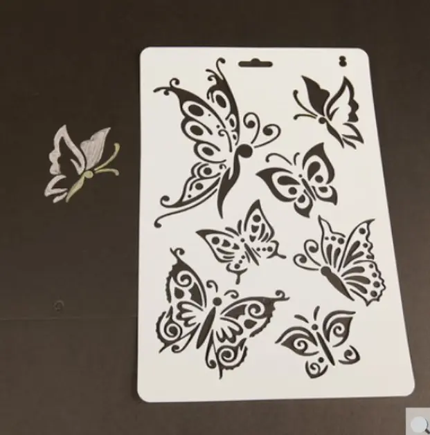 1 pcs Butterfly theme Decoration icing Stencil