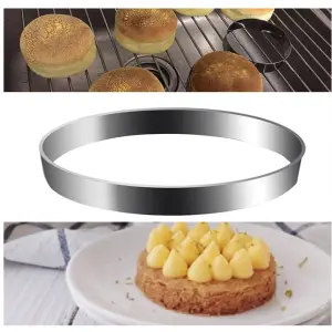 10 cm Round Stainless Steel Multipurpose Cake Ring