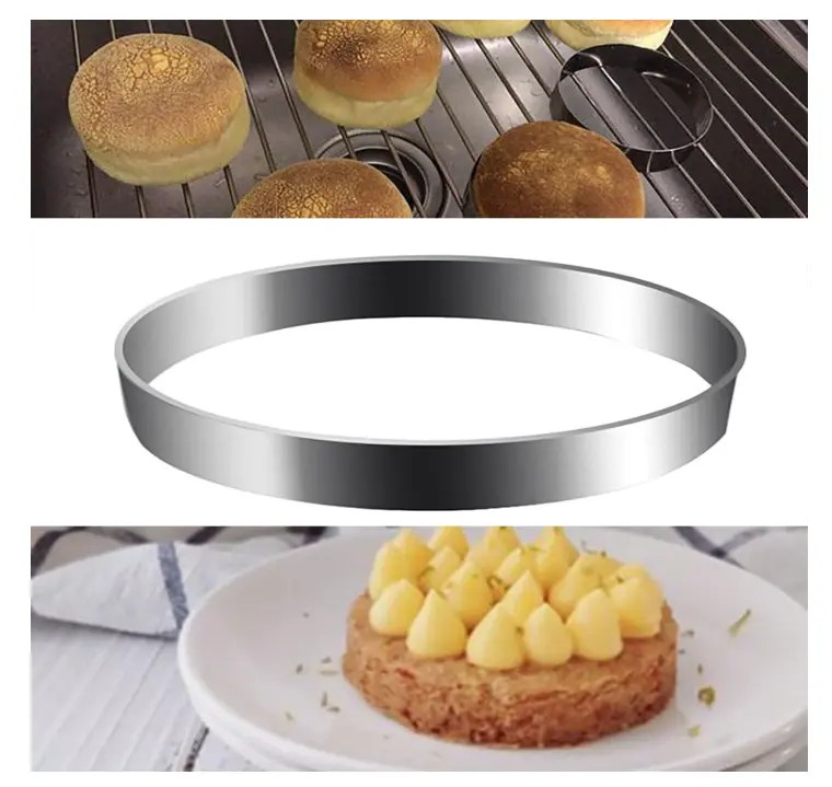 10 cm Round Stainless Steel Multipurpose Cake Ring