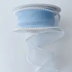 2 meter Pearl theme Blue colour muti purpose ribbon
