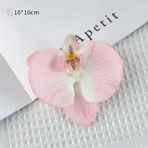 1 pcs Large Orchid artificial flower cake topper Style 1
