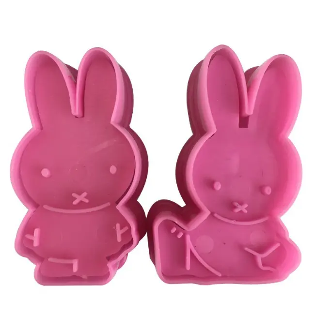 2 pcs Miffy Rabbit Plunger Cutter set