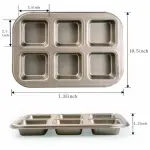 6 Cavity Brownie Muffin Tray