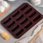 12 Cavity Eclair Silicone Mould