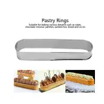 Stainless Steel Long Oval Cake Mousse Ring