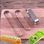 Stainless Steel Long Oval Cake Mousse Ring